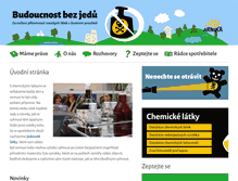 Tablet Screenshot of budoucnostbezjedu.cz